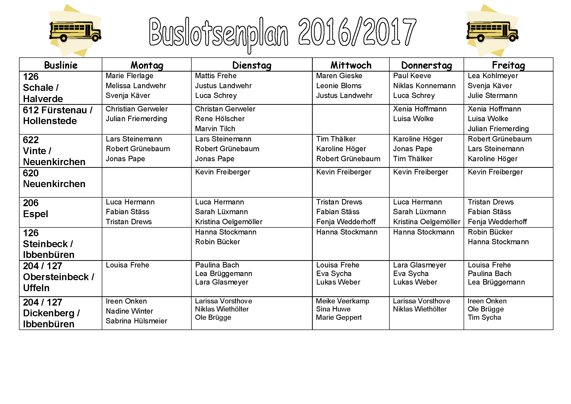 Buslotsenplan 2016 2017